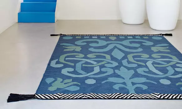 Ковер Arabesco синего цвета 170x240