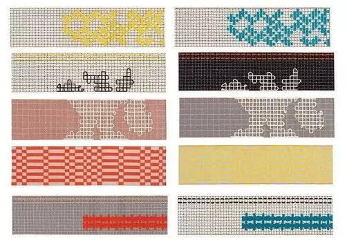 Ковер Bandas Individual желтого цвета 60x240