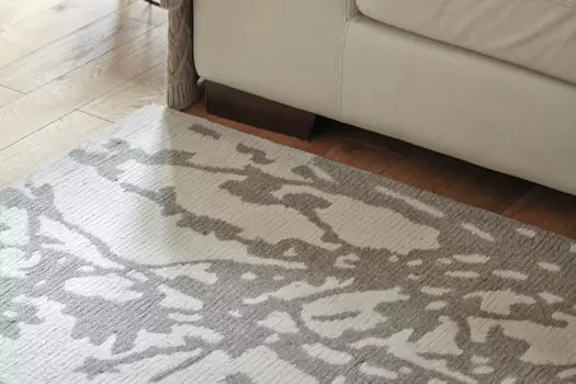 Ковер Branch серого цвета 170x240