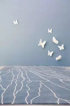 Ковер Butterfly голубого цвета 200х300