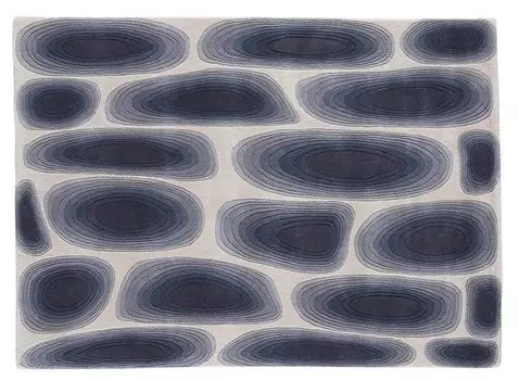 Ковер Cell сине-бежевого цвета 170x240