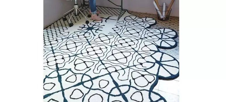 Ковер Dauvine синего цвета 225x300