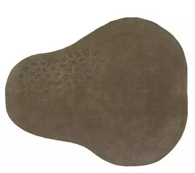 Ковер Earth коричневого цвета 60x170