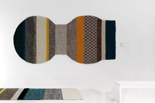 Ковер Farol серо-оранжевого цвета 230х230