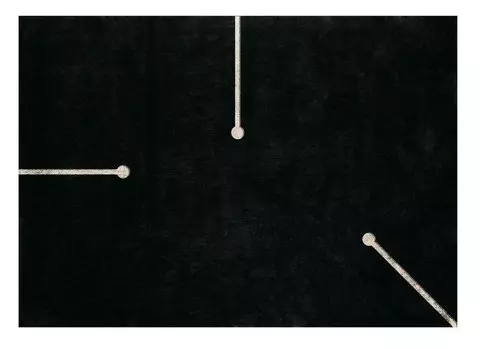 Ковер Fiumi черного цвета 170x240