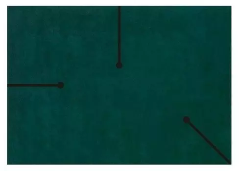 Ковер Fiumi зеленого цвета 200x300