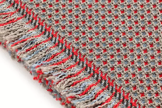 Ковер Gofre Blue голубого цвета 200х300