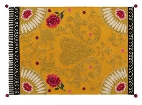 Ковер Goyesca желтого цвета 170x240