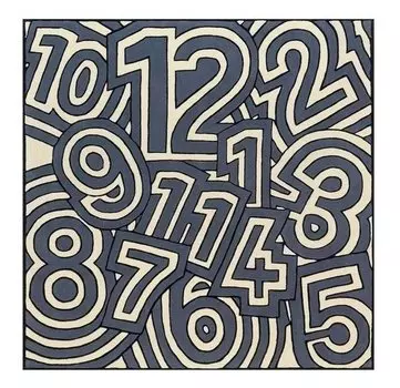 Ковер Happy Hours серого цвета 200x200