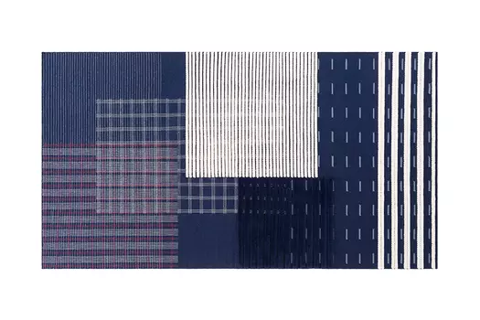 Ковер Lan Indigo синего цвета 150х280