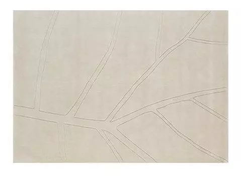 Ковер Leaf серого цвета 170х170