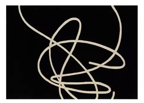 Ковер Light of The Moon черного цвета 170x240