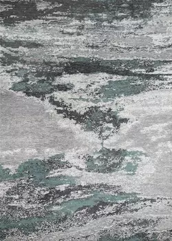 Ковер Marine Foam 160х230 серо-синего цвета