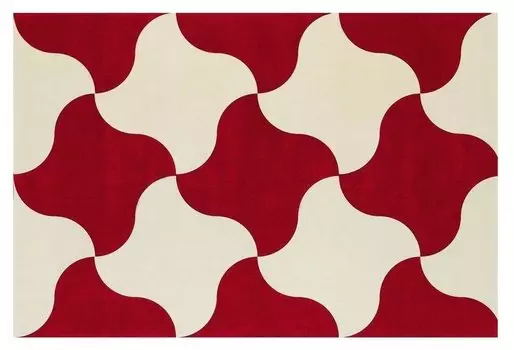 Ковер Moulin a Vent красного цвета 170x240