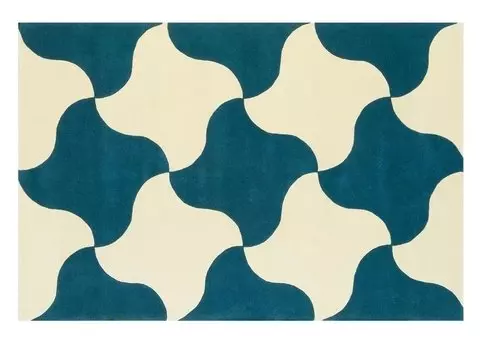 Ковер Moulin a Vent синего цвета 150x200