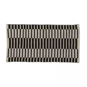 Ковер Norris 60х110 черно-серого цвета