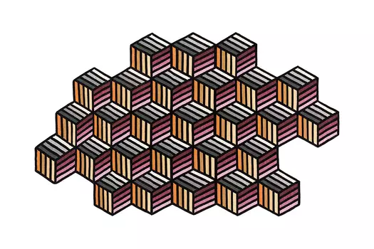 Ковер Parquet Hexagon Orange 188х305