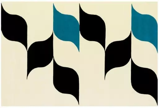 Ковер Piu Piu Cua Cua черно-красного цвета 200x300