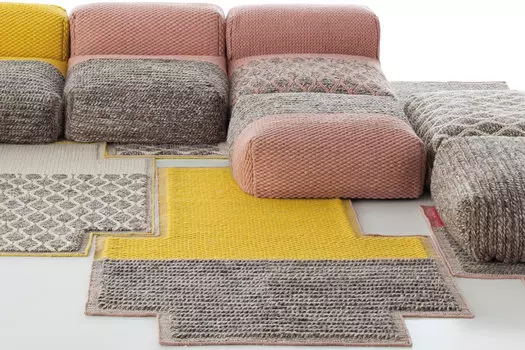 Ковер Plait Big розовый 160x250