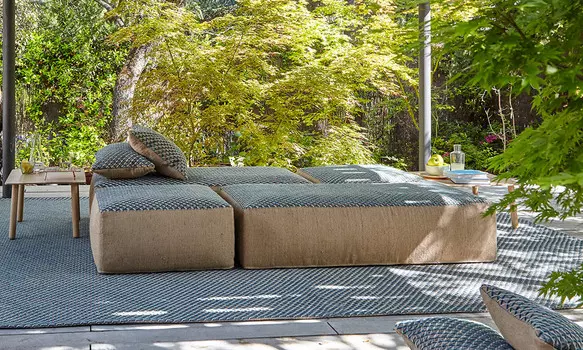 Ковер Raw синего цвета 170х240