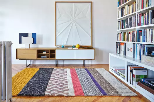 Ковер Rectangular из шерстяной пряжи 145x300