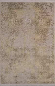 Ковер с бахромой коричнего цвета 200x290