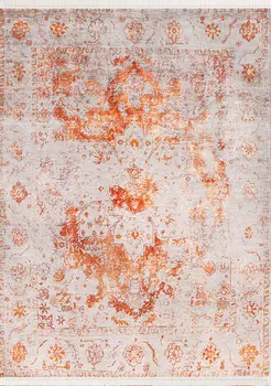 Ковер с бахромой с эффектом потёртости 133x190