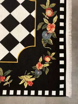 Ковер с цветочным принтом 120x180