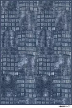 Ковер с квадратами синего цвета 200x300