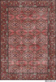 Ковер с орнаментом бордового цвета 200x300