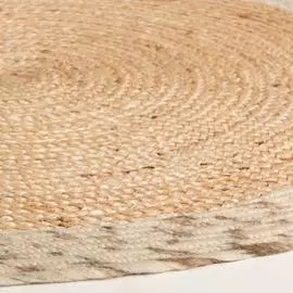 Ковер серый Meray l из джута и шерсти