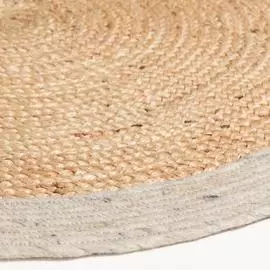 Ковер серый Meray м из джута и шерсти