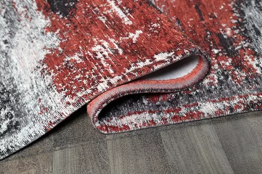 Ковер Sketch Tempera 160х230 серо-красного цвета