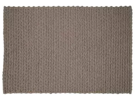 Ковер Trenzas серого цвета 170x240