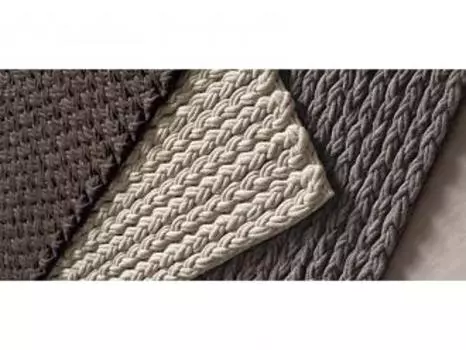 Ковер Trenzas серого цвета 200x300