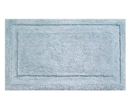 Коврик для ванной голубого цвета 53х86