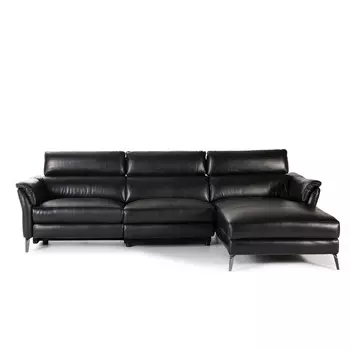 Кожаный диван с механизмом релакс