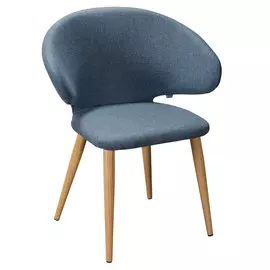 Кресло Askold сканди блю арт натур синего цвета