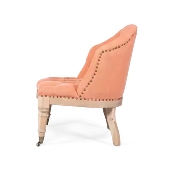 Кресло Austine персиково-розового цвета
