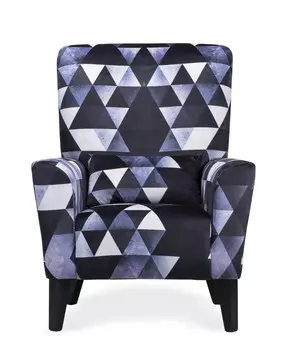 Кресло Bazzle by James Soares с обивкой из микровелюра