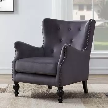 Кресло Dallas темно-серого цвета