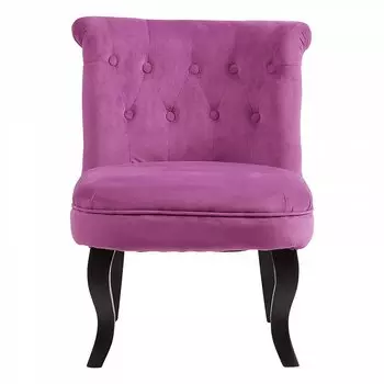 Кресло Dawson с обивкой из велюра цвета фуксии