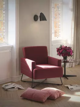 Кресло для отдыха Kado серо-бежевого цвета