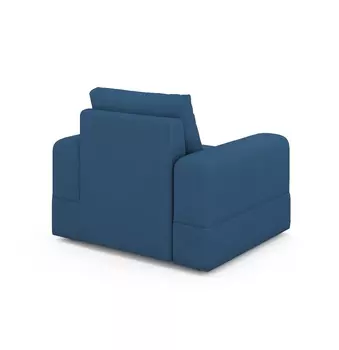 Кресло Elke синего цвета