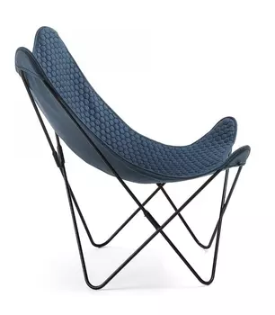 Кресло Flynn синего цвета