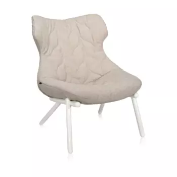 Кресло Foliage бежевого цвета