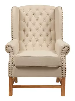 Кресло French Provincial Armchair белый лен
