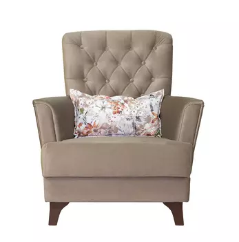 Кресло ирис бежевого цвета