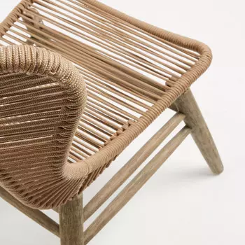 Кресло Kubic бежевого цвета