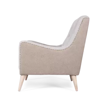 Кресло Lontano светло-серого цвета